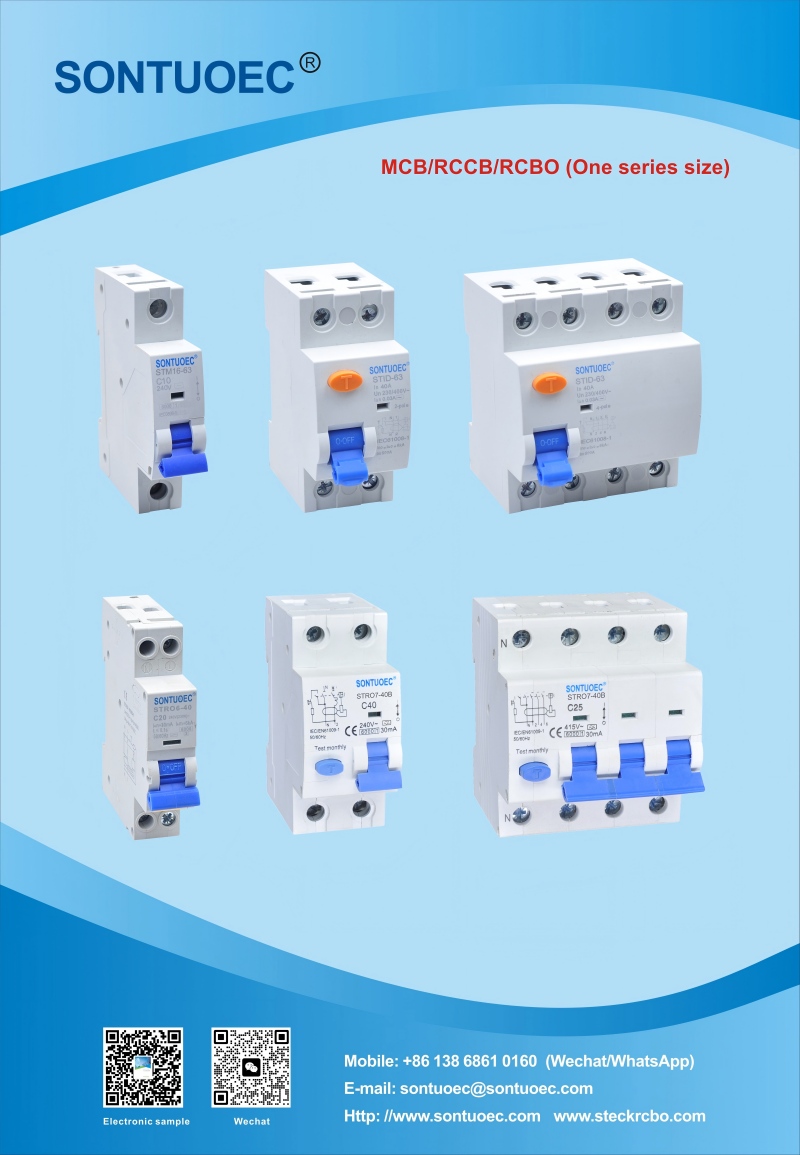 Sự khác biệt giữa MCB, RCCB và RCBO