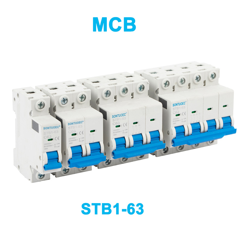Cấu trúc C65 cạnh tranh STB1-63 Sê-ri Mạch thu nhỏ MCB