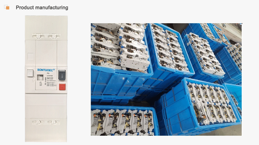 Differential current circuit breaker RCBO