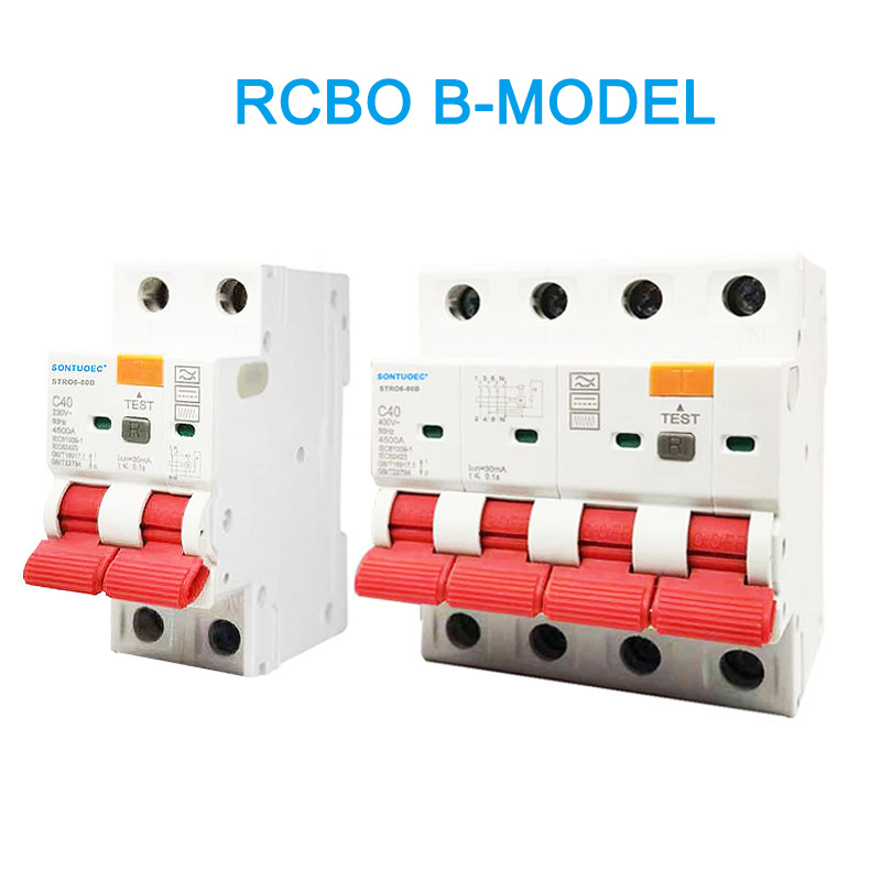 RCBO B Model 2p 4p Dòng điện còn lại