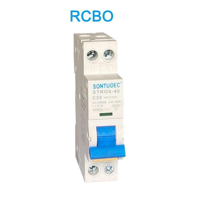 Stro6-40 Circuit Breaker Din Rail Type Cài đặt RCBO